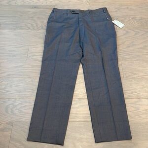 Canali Wool Mens Gray Dress Pants - 34R - NWT